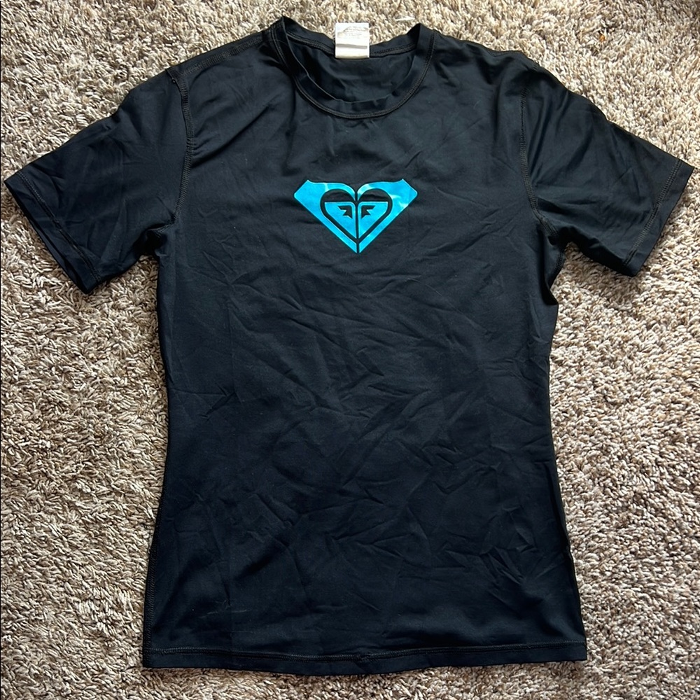 Roxy Black Rashguard / surf tee